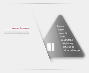 triangle background color object vector image