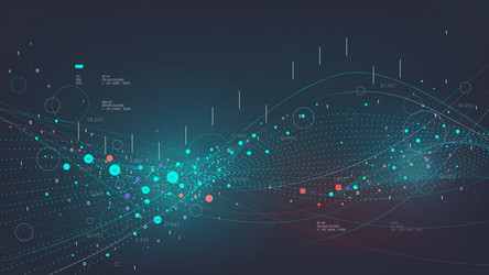 innovative unstructured big data processing vector image