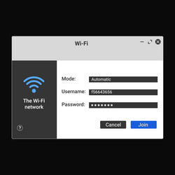 internet connection window wifi connect panel vector image