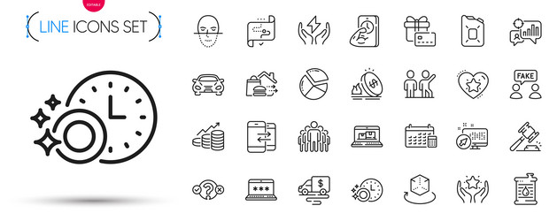 Pack of gas price target path and dishwasher vector