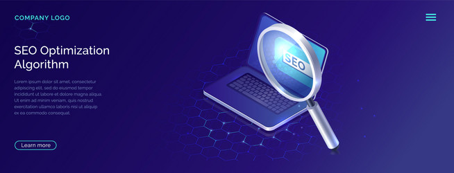 seo search engine optimization algorithm concept vector image