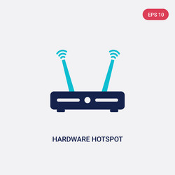 Two color hardware hotspot icon from vector