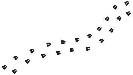 Animal Footprints - Horses, Cows, Sheep Vector Image