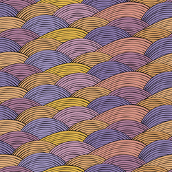seamless pattern with abstract decorative waves vector image