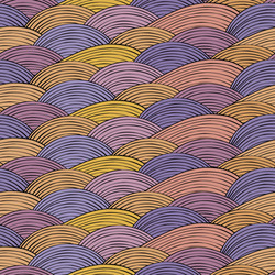 Seamless pattern with abstract decorative waves vector