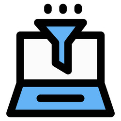 filter a software program installed in system vector image