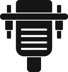 old computer adapter icon simple style vector image