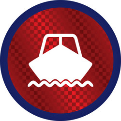 glossy color website internet icon button theme vector image