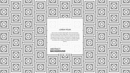 abstract square circle tiles pattern vector image