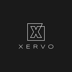 Letter x lettermark initial overlapping outline Vector Image