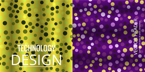 set of geometric pattern abstract background vector image