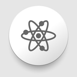 atom abstract physics science model symbol vector image