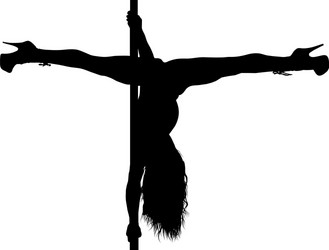 Pole dancing girls Royalty Free Vector Image - VectorStock