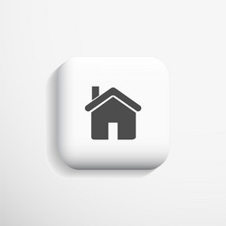 Modern 3D House Icon Vector Image