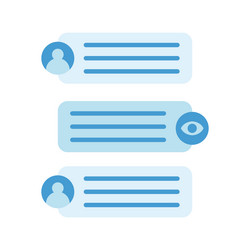 generative ai chatbot conversation vector image