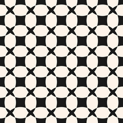 geometric seamless pattern with grid lattice net vector image
