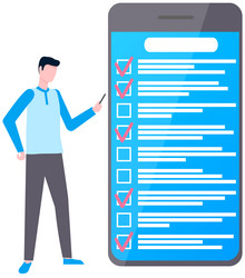 month scheduling to do list time management app vector image