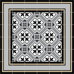 Geometric Tile Pattern vector image