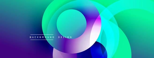 abstract colorful layers create dynamic visual vector image