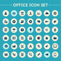 big ui ux and office icon set vector image