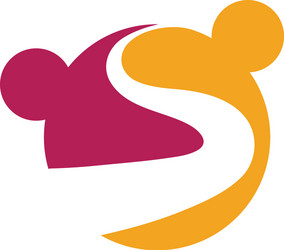 community network and social icon vector image