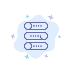 setting device switch on off blue icon vector image