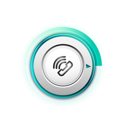 phone button call support idea vector image