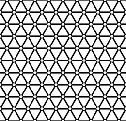 Geometric Triangles and Hexagons Pattern vector image