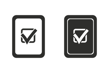 Checkmark Icon - Simple Checklist vector image