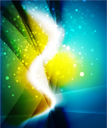 shiny wave magicabstract background vector image