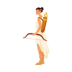 woman artemis ancient greek god and deity Vector Image