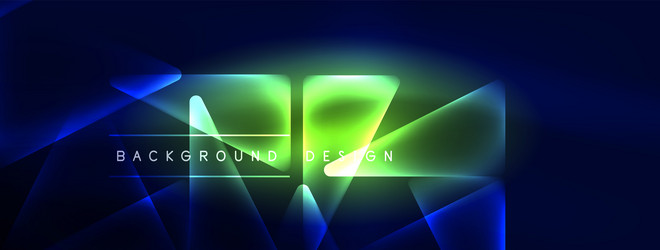 neon lights hacking geometric background virtual vector image