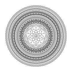 circular pattern in form of mandala vector image