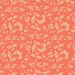 Elegant Ivy Scroll Pattern vector image