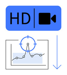 high-definition video optimization with data vector image