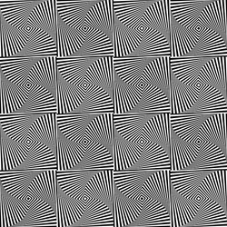 rotating squares repeatable abstract pattern vector image