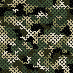 seamless pattern for army fabric and design vector image