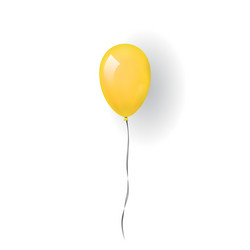 Flat balloon birthday icon Royalty Free Vector Image