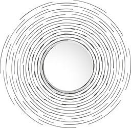 abstract circle banner with place for text vector image