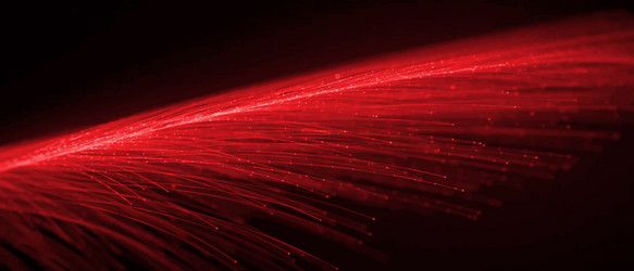 abstract red particles magic wave dynamic steam vector image