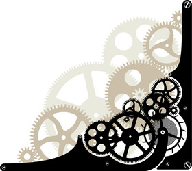 Cog wheels seamless Royalty Free Vector Image - VectorStock