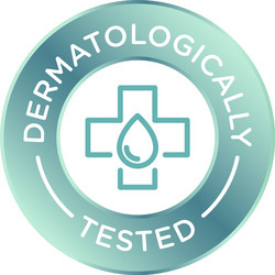 dermatologically tested icon vector