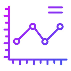 graph icon user interface as a simple sign vector image