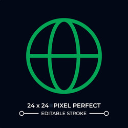 internet connection dark color line ui icon vector image