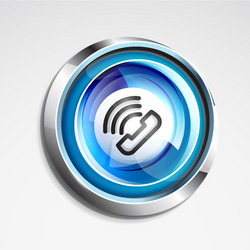 phone button call support idea vector image
