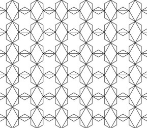 Seamless geometric pattern with editable vector