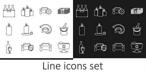 set line ftp sync refresh bottle of wine vector image