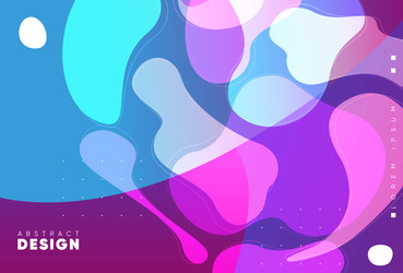 abstract background with smooth lines vector image