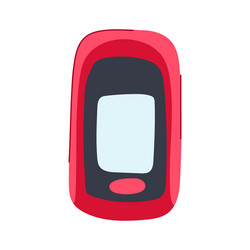 Spo2 pulse oximeter cartoon Royalty Free Vector Image