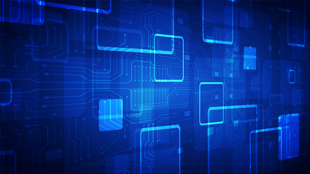 technology background with hi-tech digital vector image